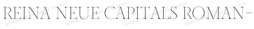 Reina Neue Capitals Roman字体转换